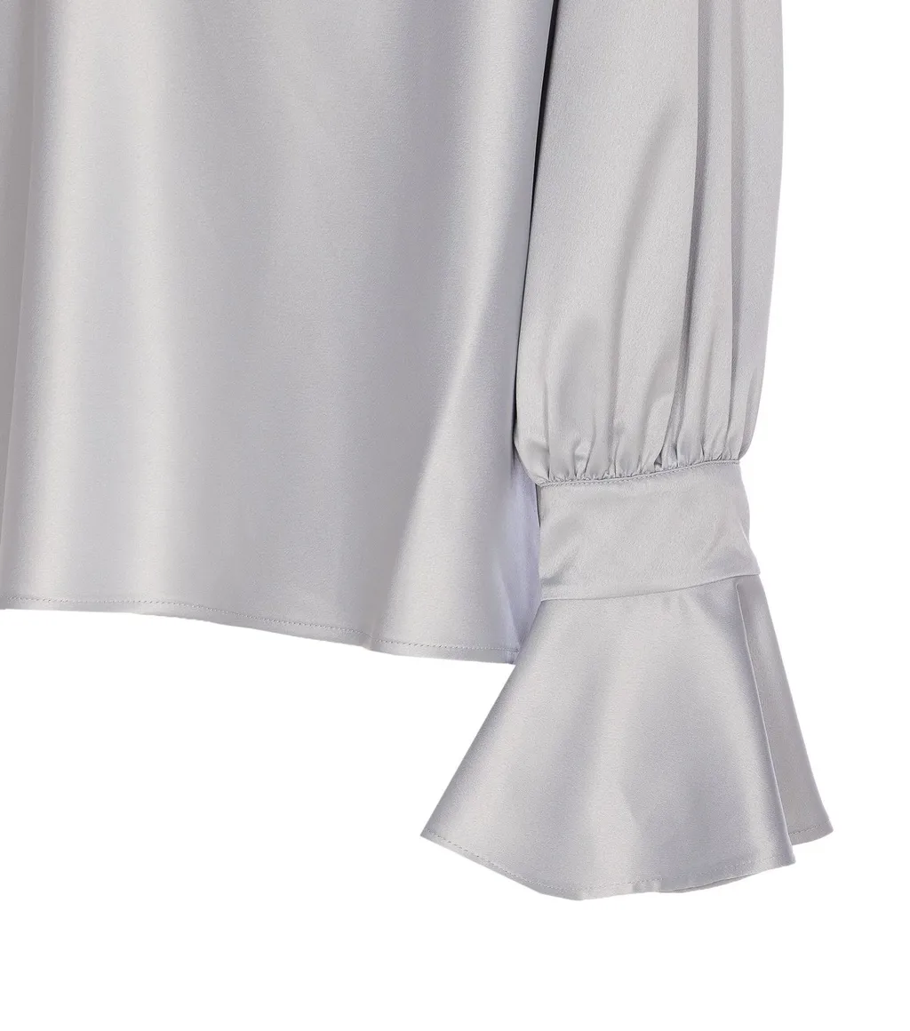 Pinko Long-Sleeved Satin Shirt