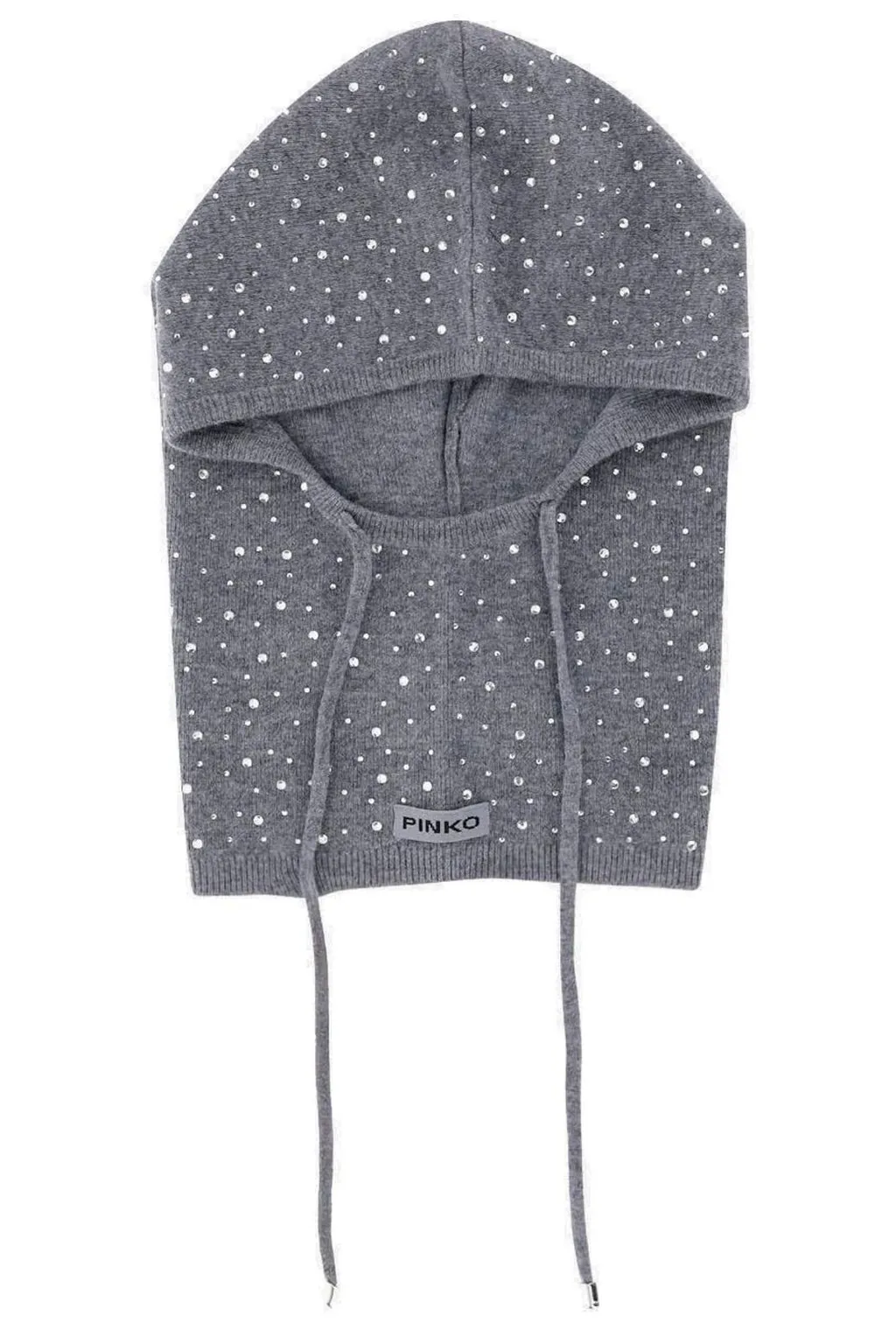Pinko All-Over Embellished Balaclava