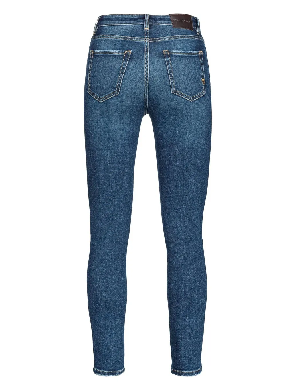Pinko Sabrina Logo Patch Skinny Jeans