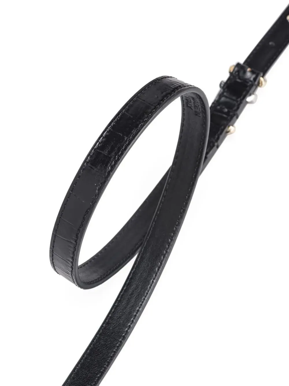 Pinko Logo Plaque Buckled Belt