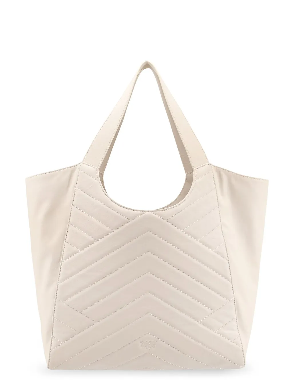 Pinko Love Birds Plaque Top Handle Bag
