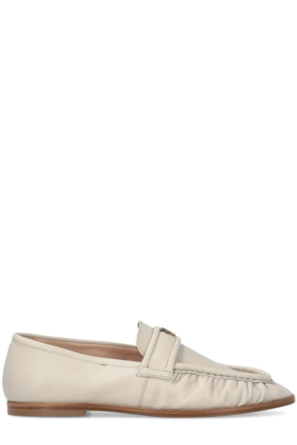 Pinko Logo Plaque Slip-On Loafers