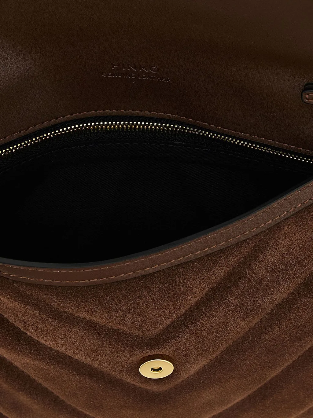 Pinko Magnetic Fastened Quilted Clutch Bag