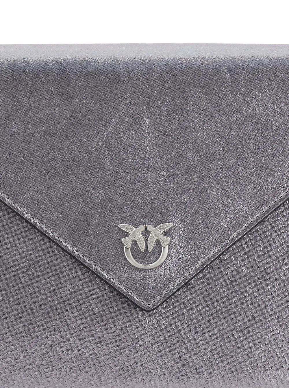 Pinko Small Chain Flap Clutch Bag