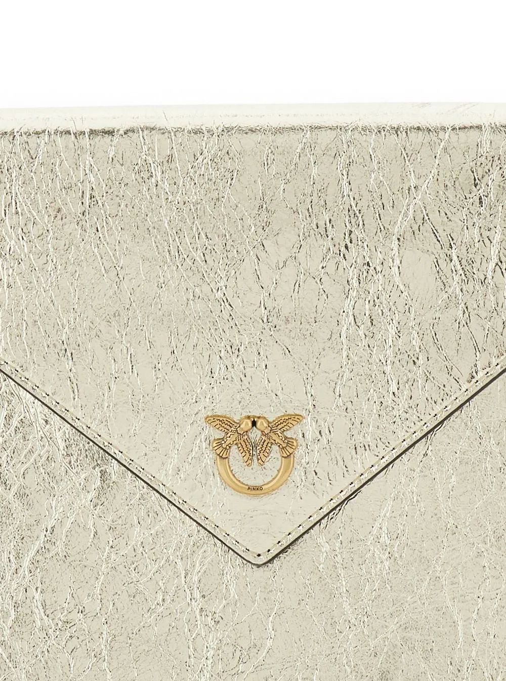 Pinko Small Chain Flap Clutch Bag