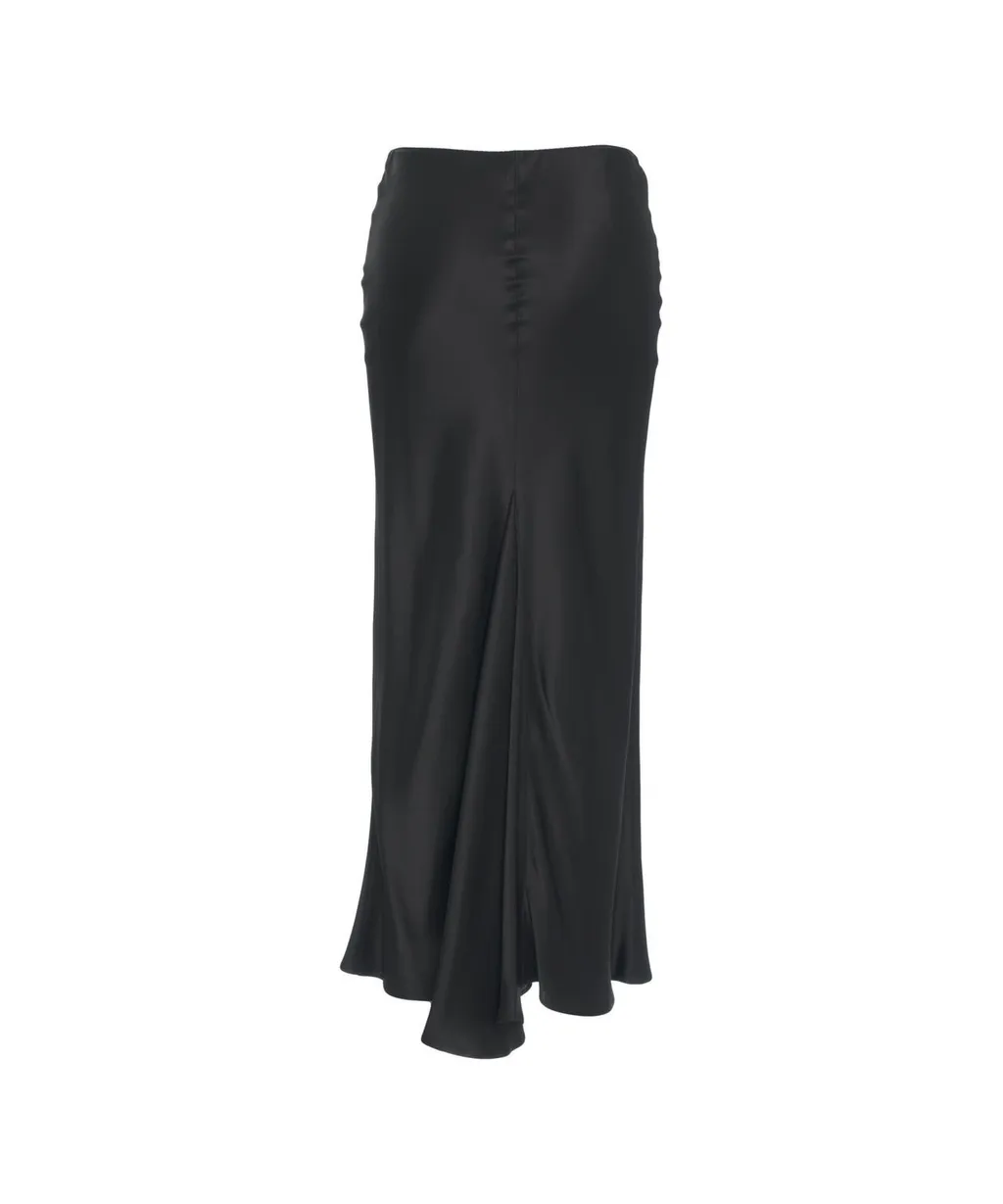 Pinko Long Satin Skirt