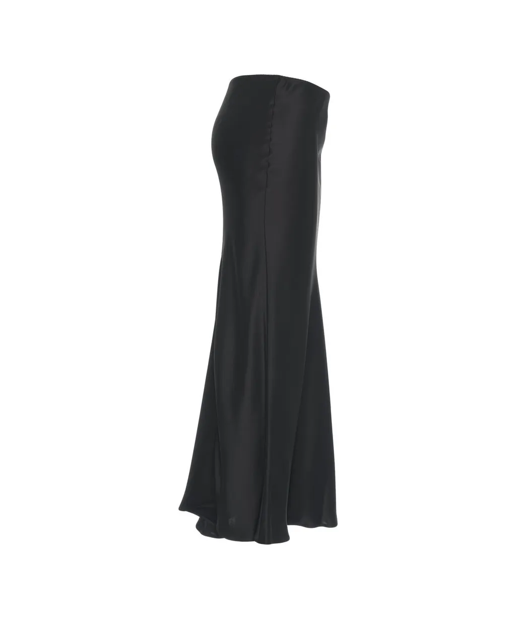 Pinko Long Satin Skirt