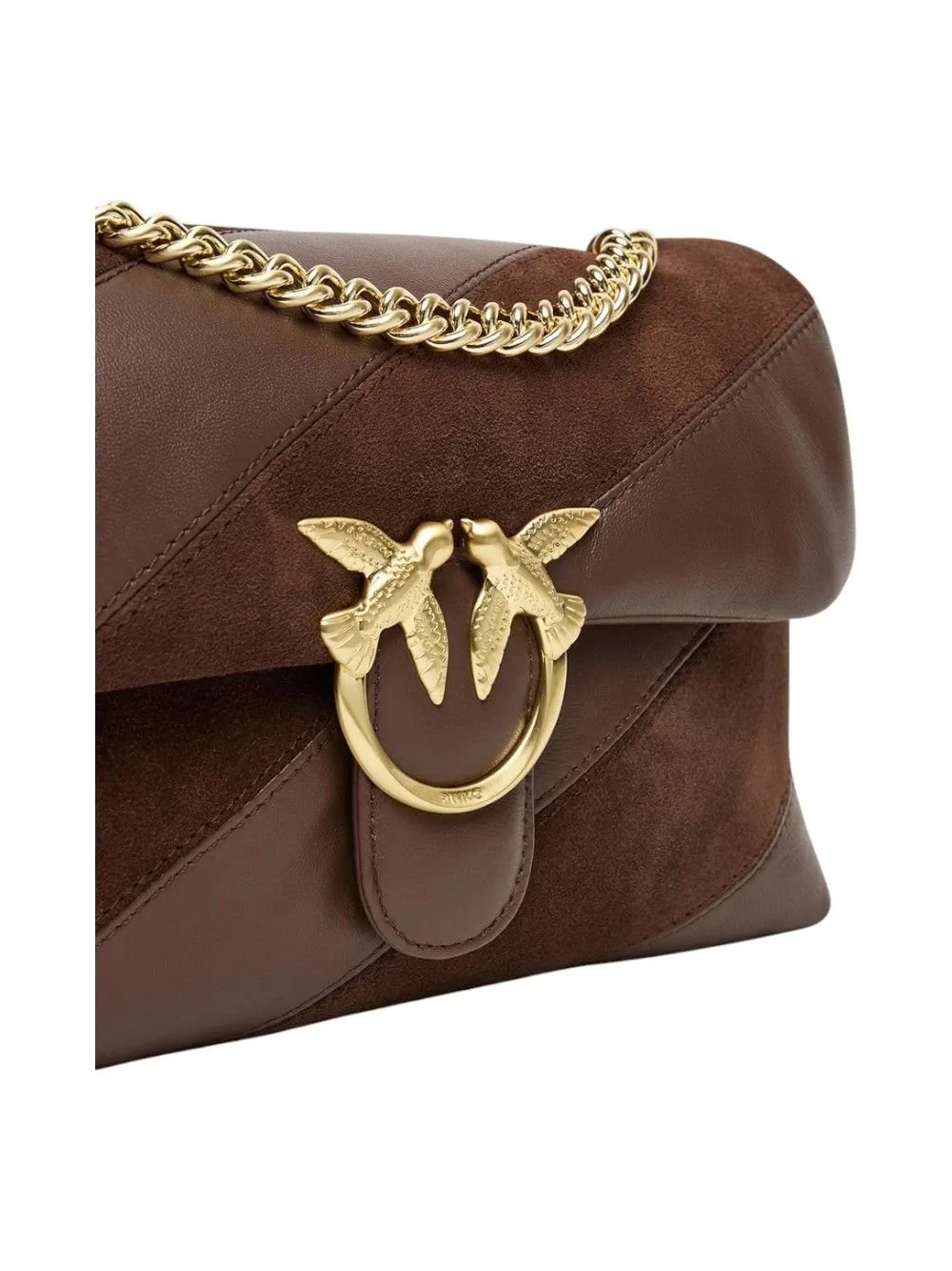 Pinko Love Puff Panelled Shoulder Bag