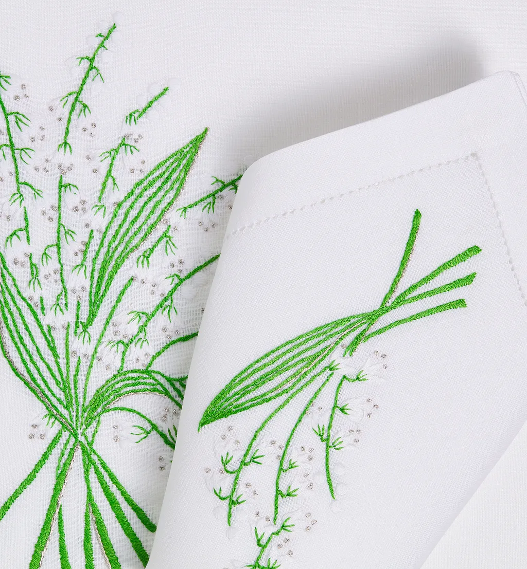 Embroidered Placemat And Napkin Set