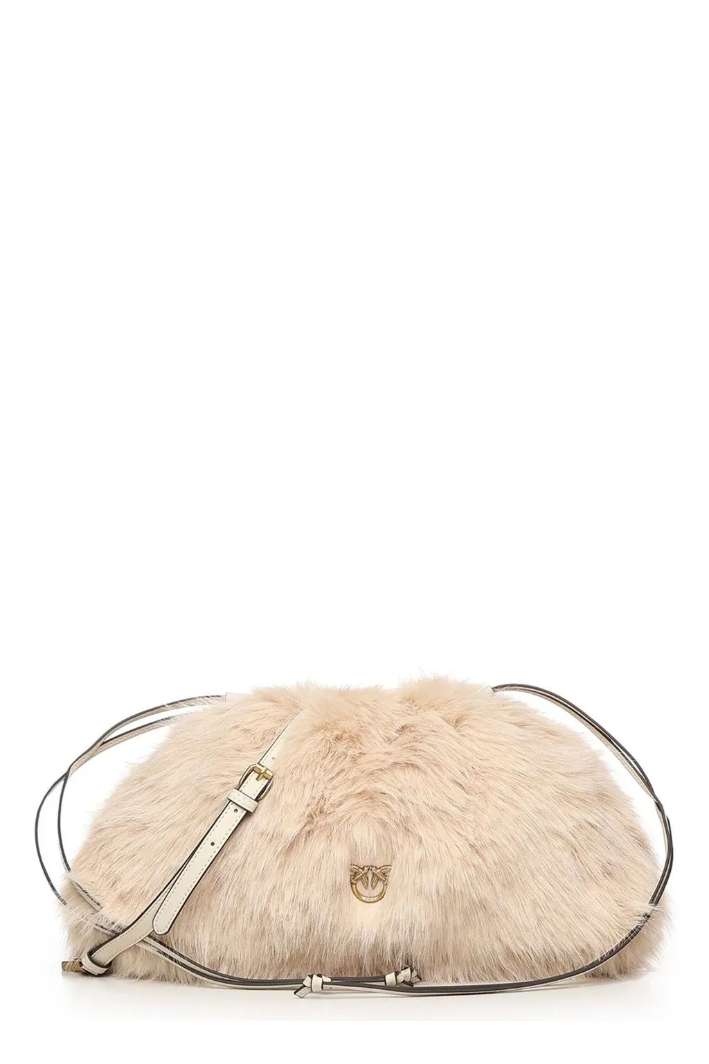 Pinko Drawstring Maxi Clutch Bag