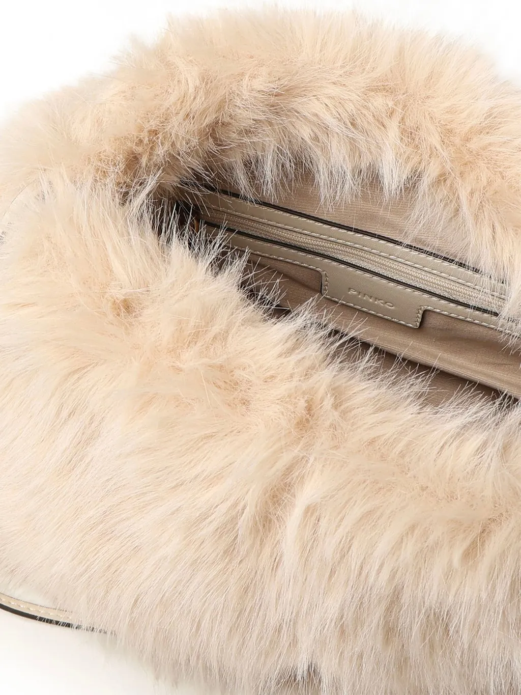 Pinko Drawstring Maxi Clutch Bag