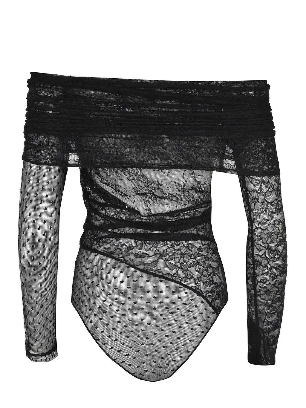 Pinko Patchwork-Effect Lace Bodysuit