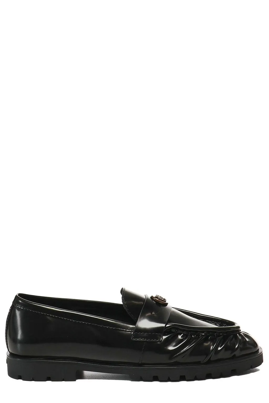 Pinko Logo Plaque Flat Shoes
