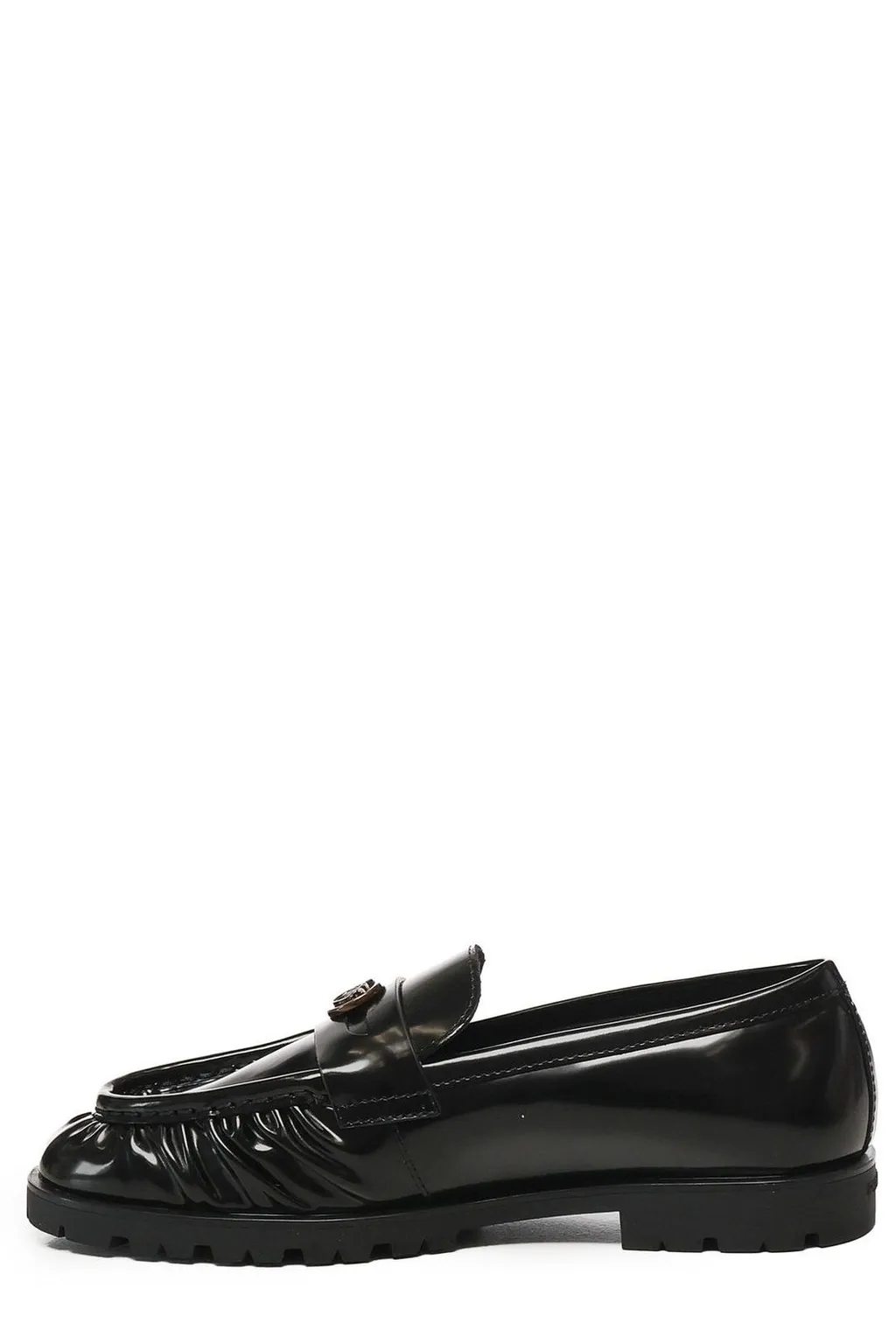 Pinko Logo Plaque Flat Shoes