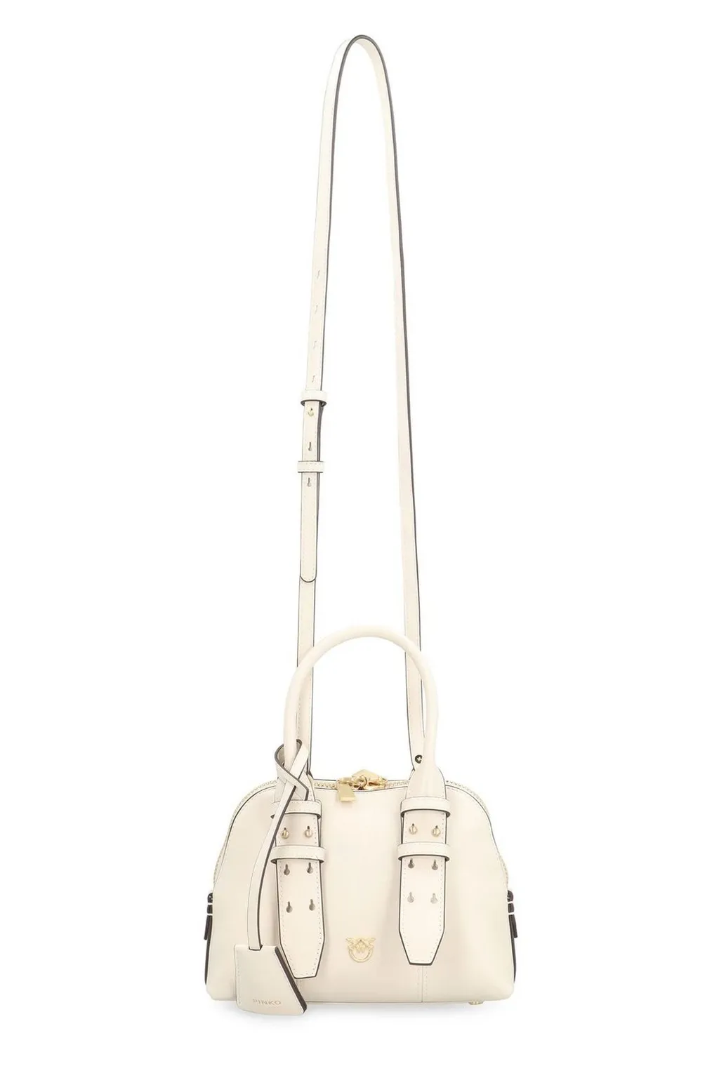 Pinko Logo Plaque Zip-Up Bag