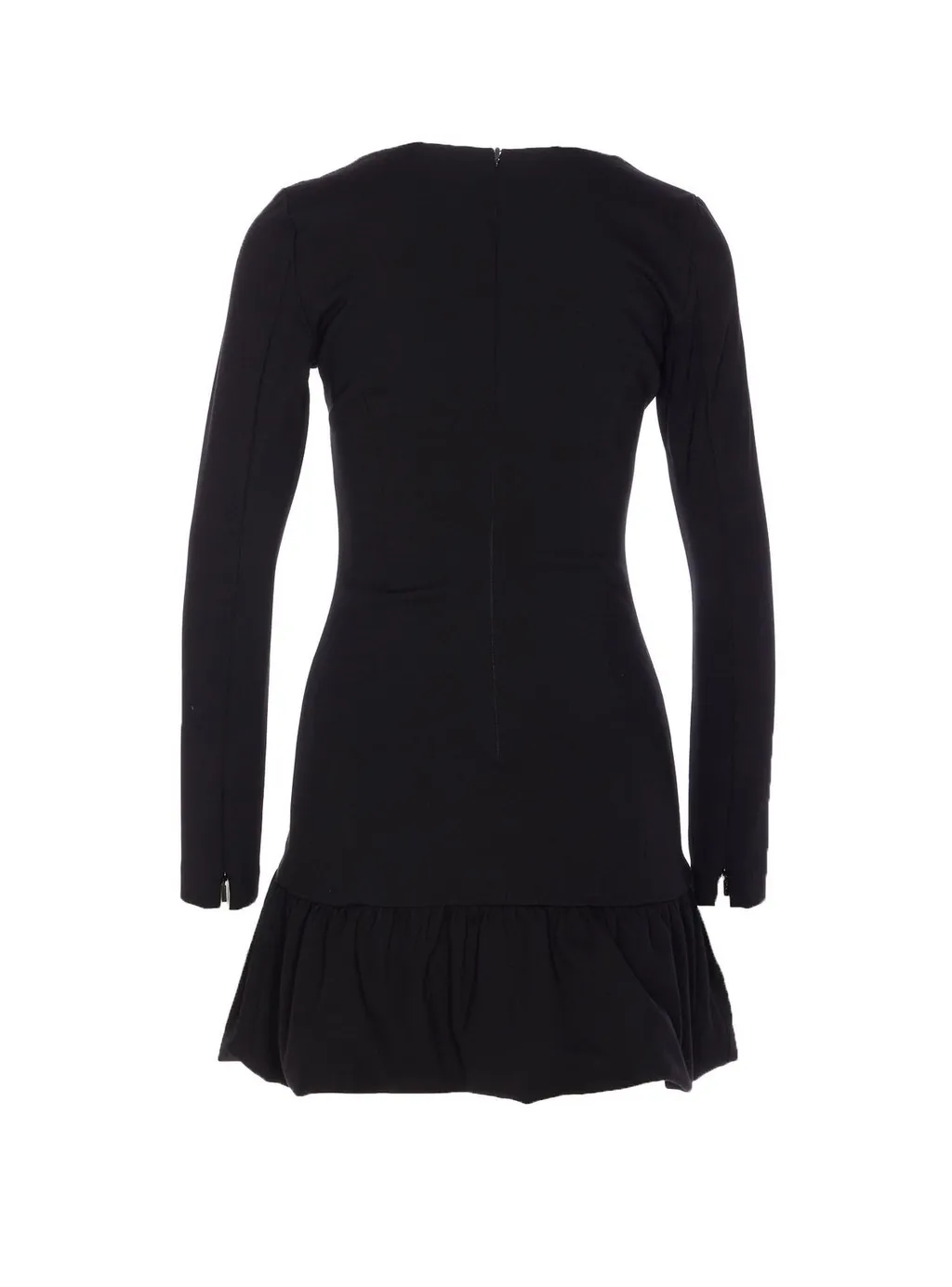 Pinko Square-Neck Long-Sleeved Dress