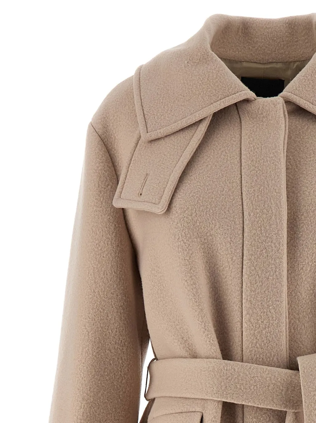 Pinko Belted Long Coat