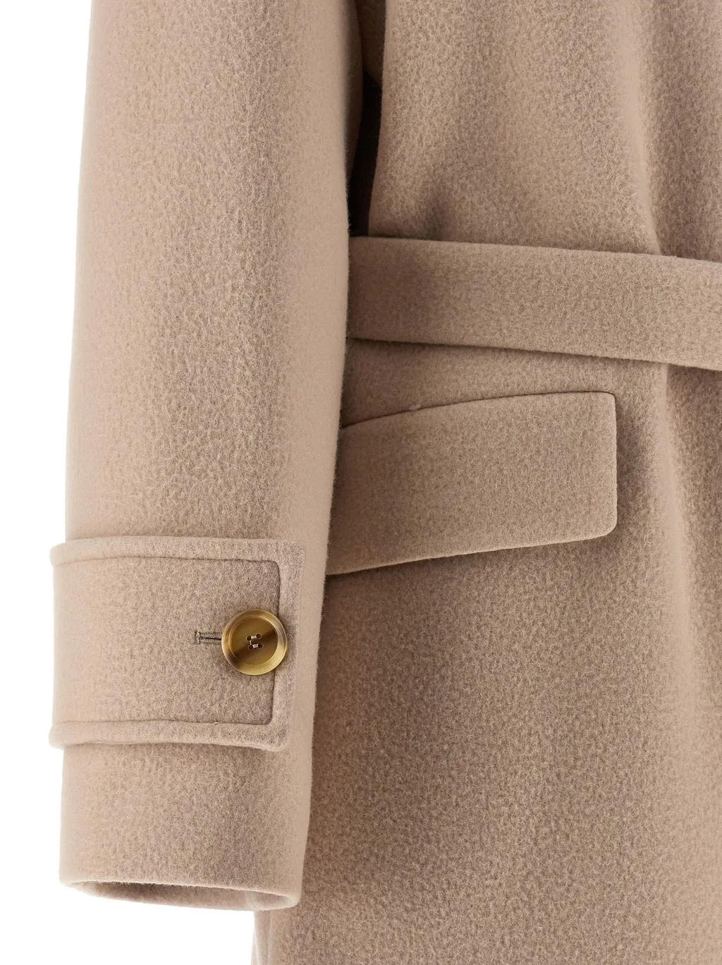 Pinko Belted Long Coat