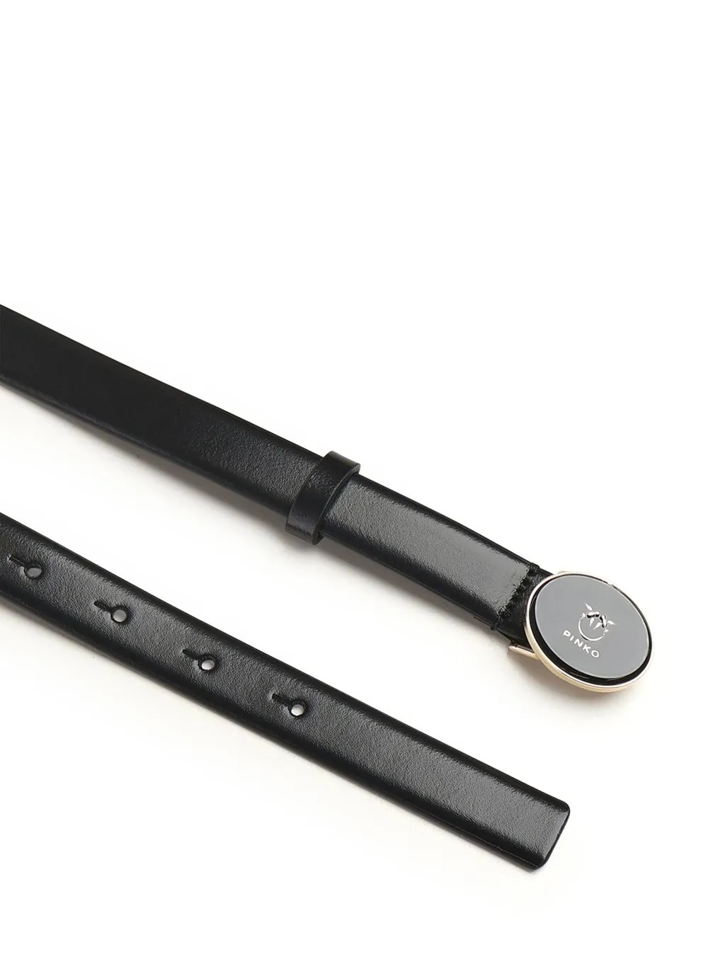 Pinko Love Birds Logo Buckle Belt
