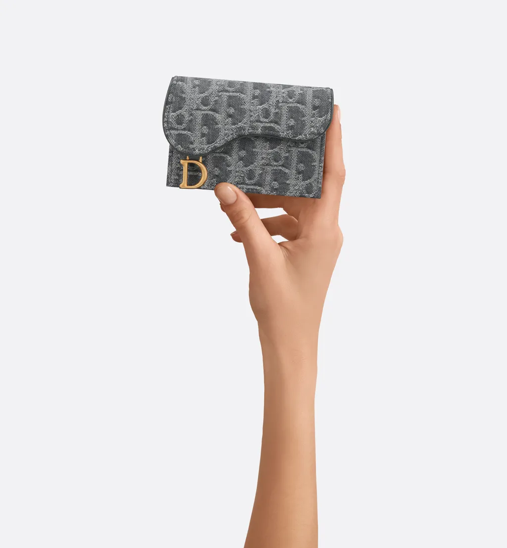 Saddle Bloom Card Holder