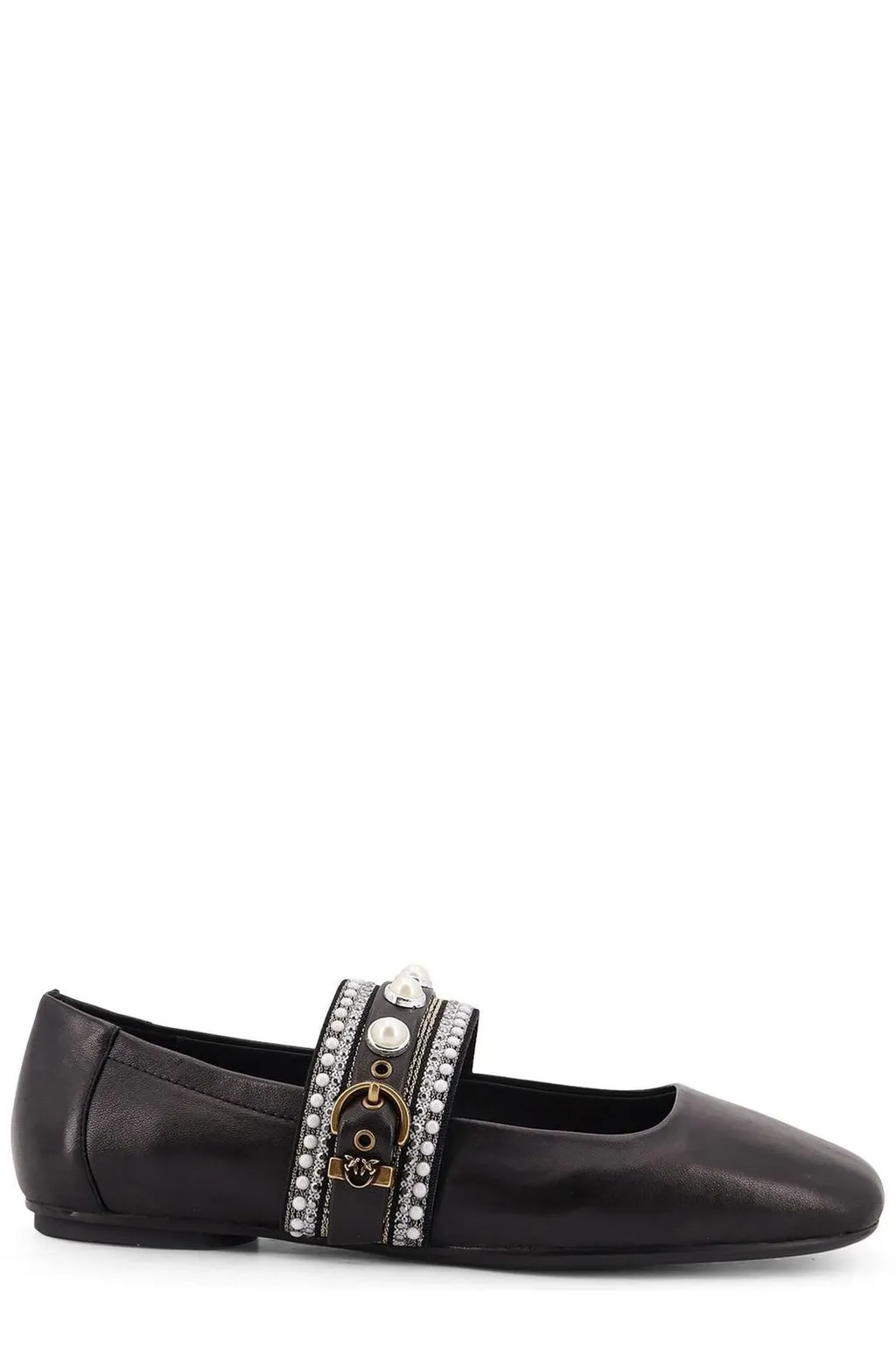 Pinko Embellished Flat Shoes