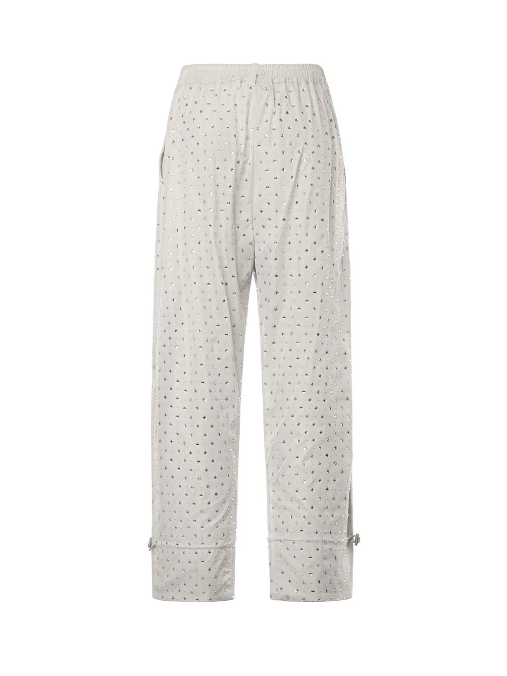 Pinko Rhinestones And Studs Embellished Trousers