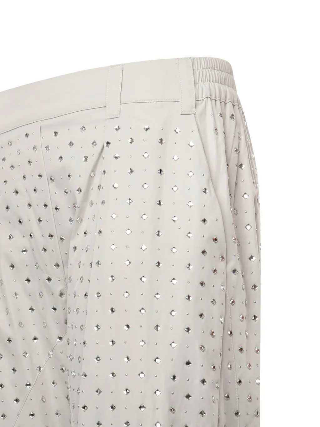 Pinko Rhinestones And Studs Embellished Trousers