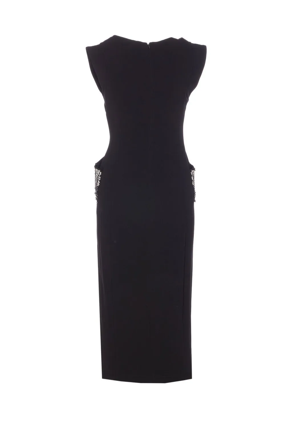 Pinko Bejewelled Embroidery Slim-Fit Dress