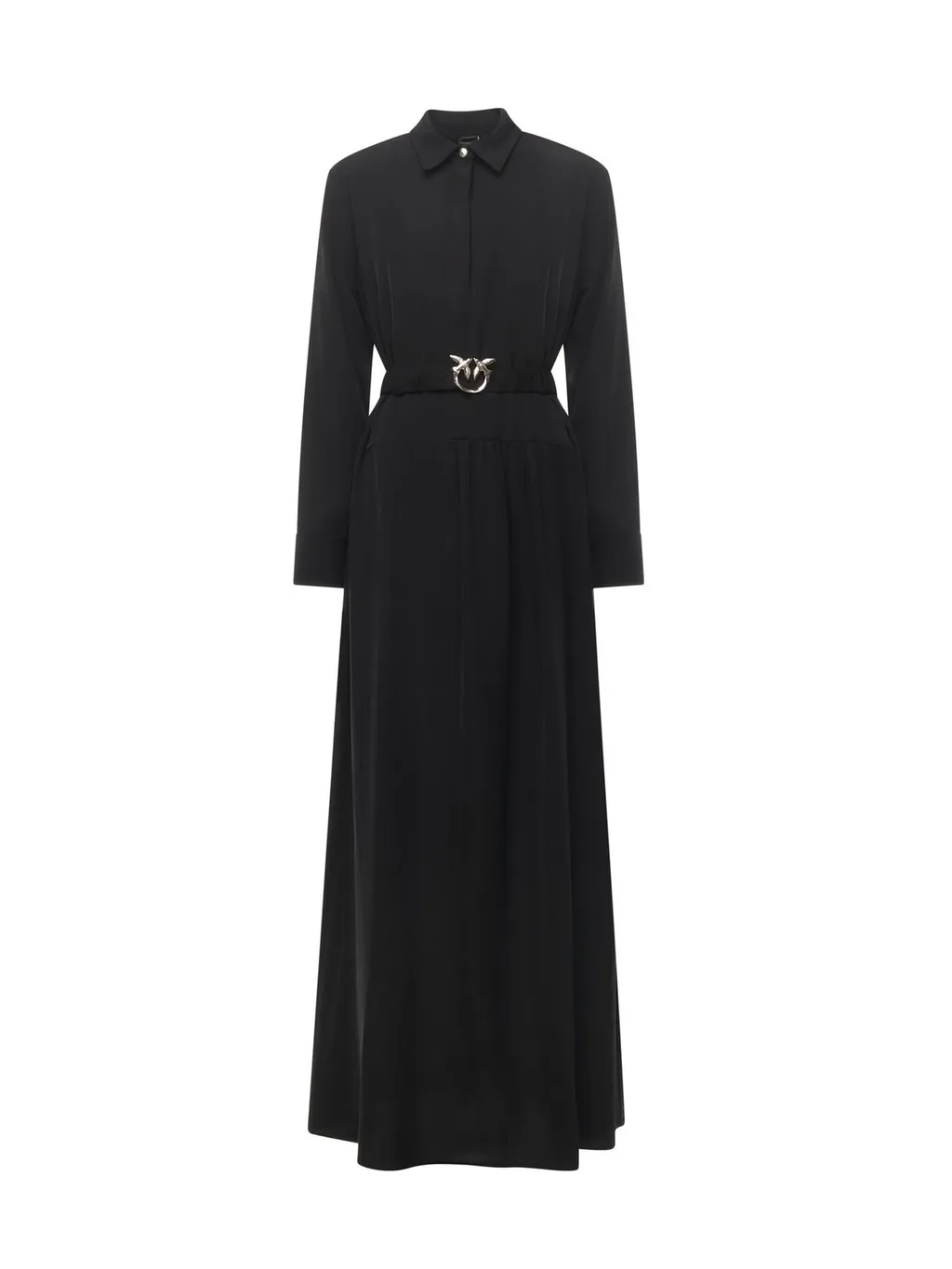 Pinko Long-Sleeved Belted Dress