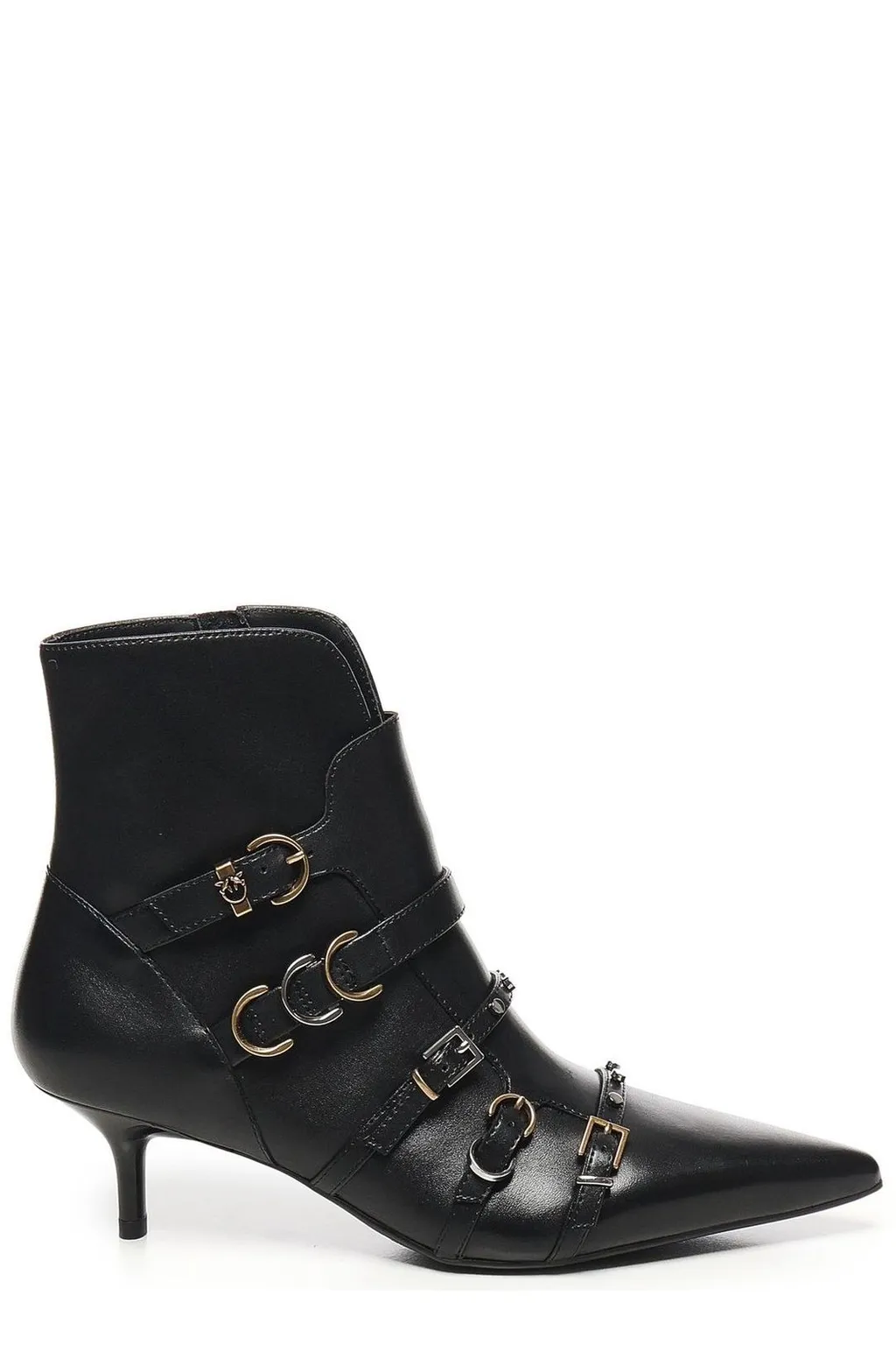 Pinko Buckled Heeled Boots