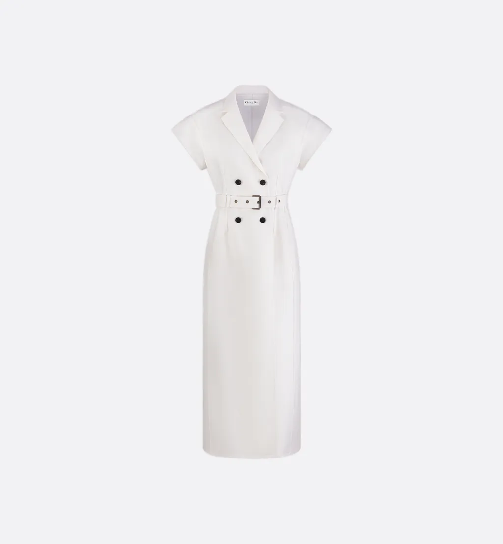 Mid-Length Belted Shirtdress
