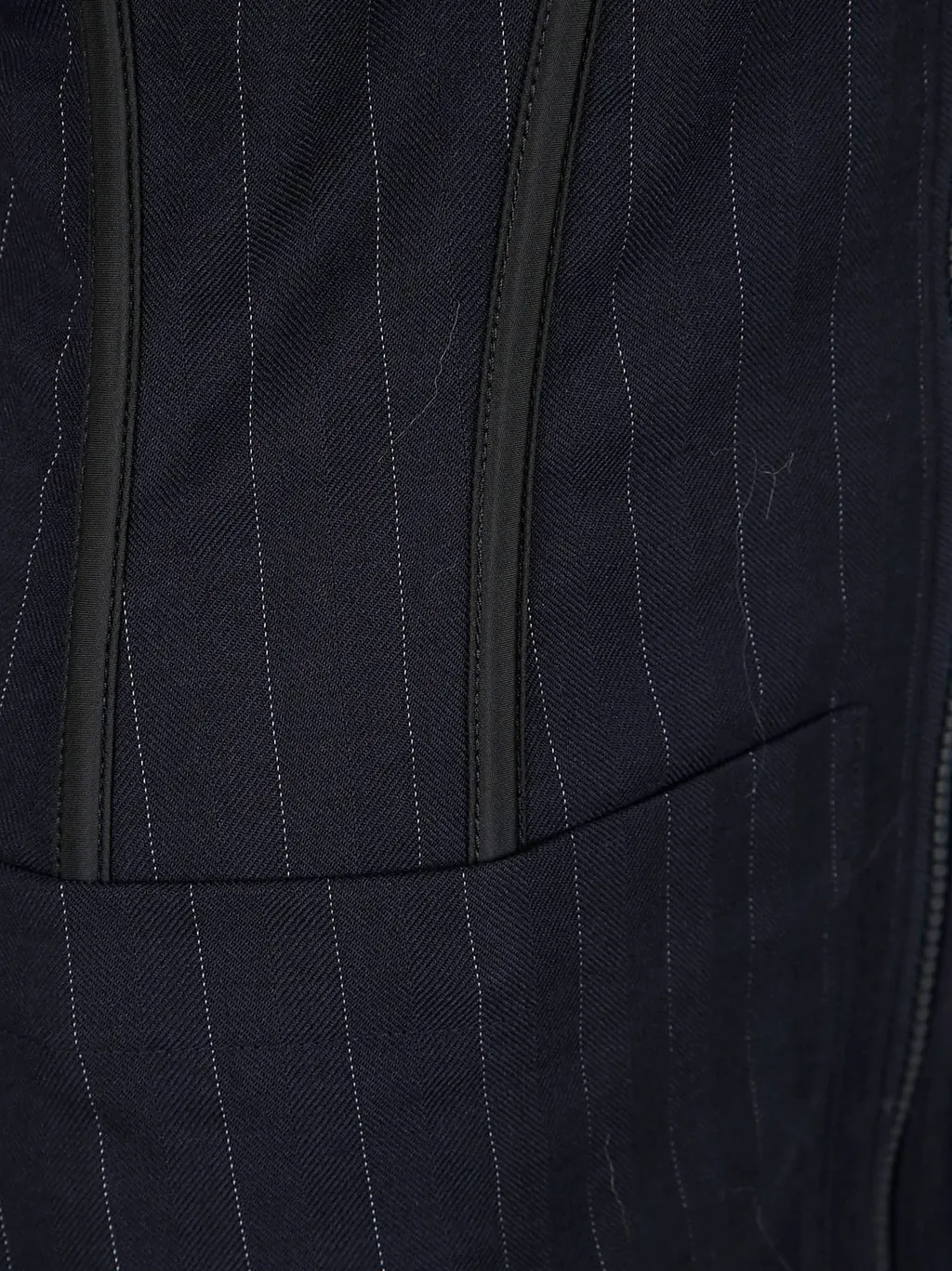 Pinko Pinstripe Bustier Top