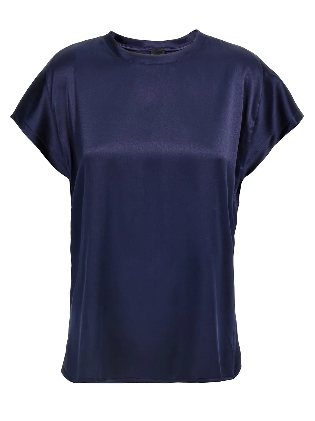 Pinko Cap Sleeved Satin Blouse