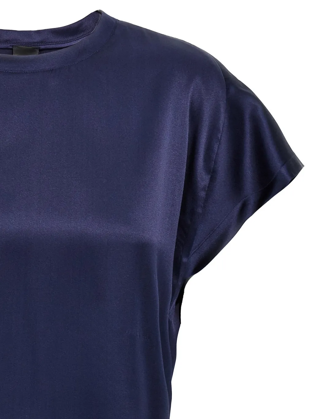 Pinko Cap Sleeved Satin Blouse