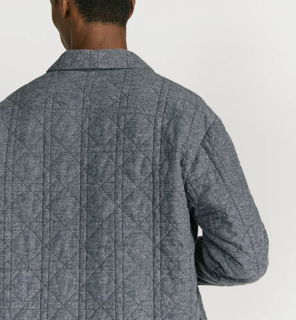Cannage Overshirt With Christian Dior Couture Embroidery