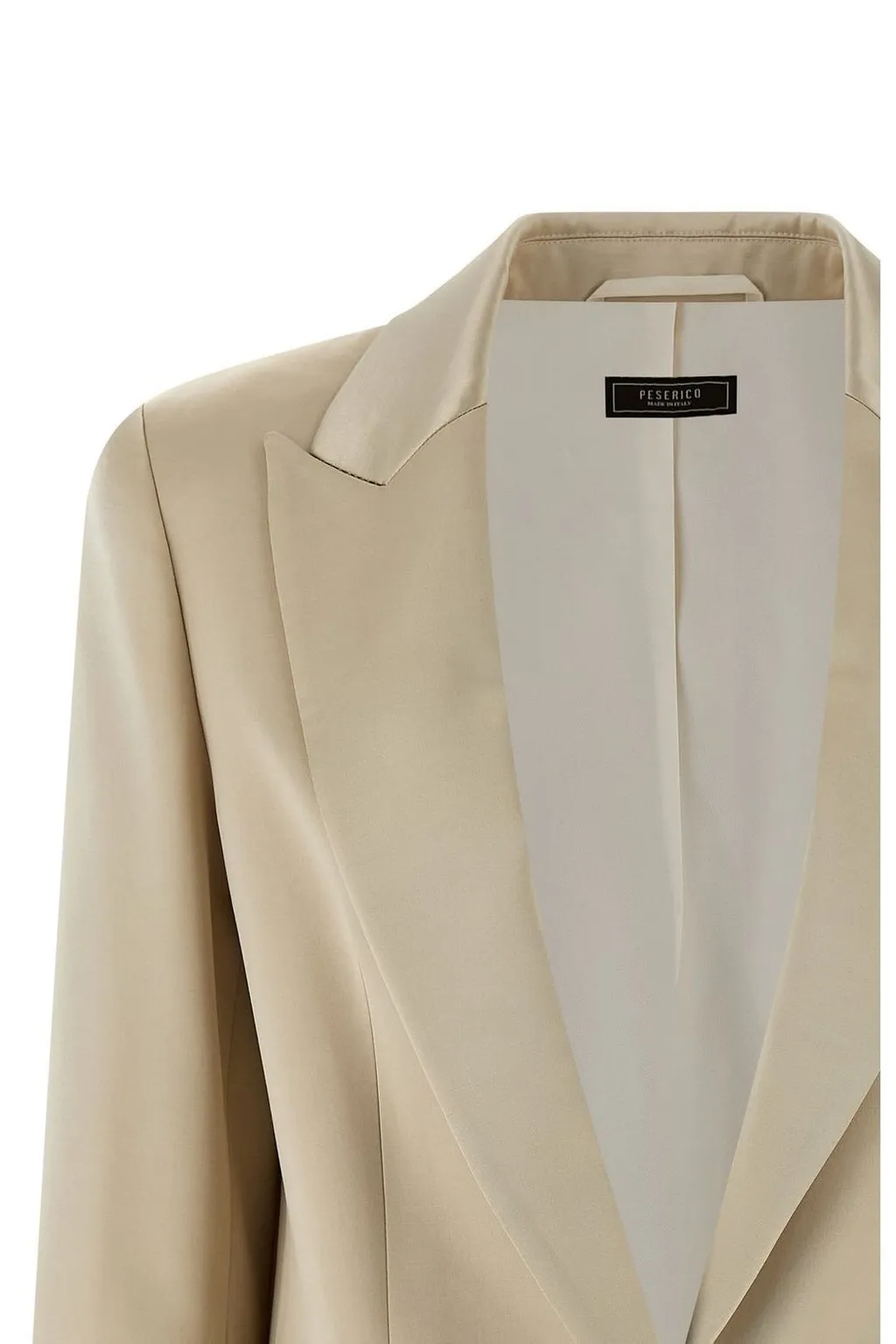 Peserico Single-Breasted Satin Blazer