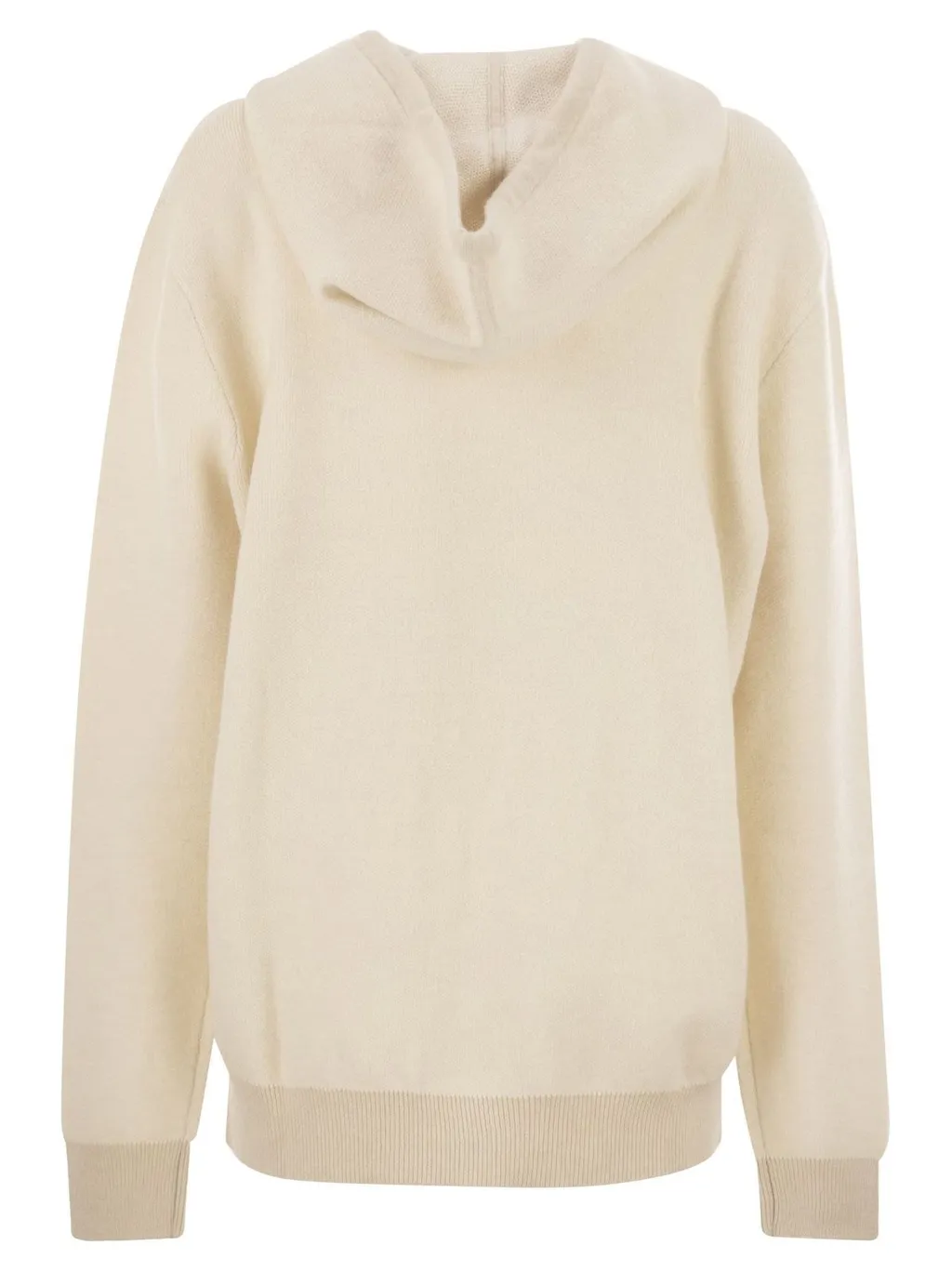 Peserico Hooded Wool-Cashmere Sweater