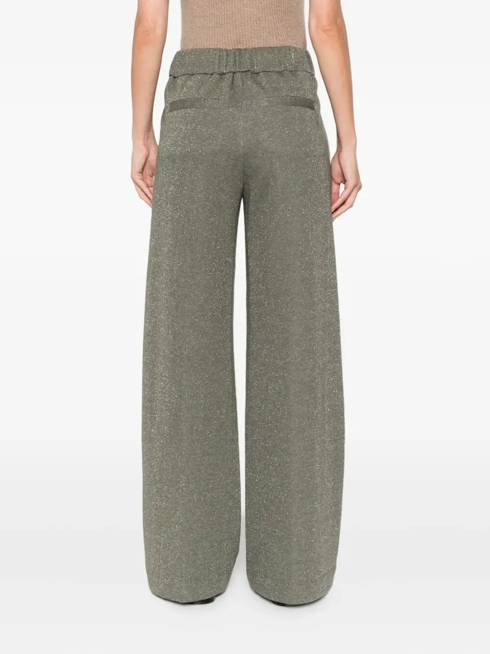 Peserico Drawstring Wide-Leg Pants