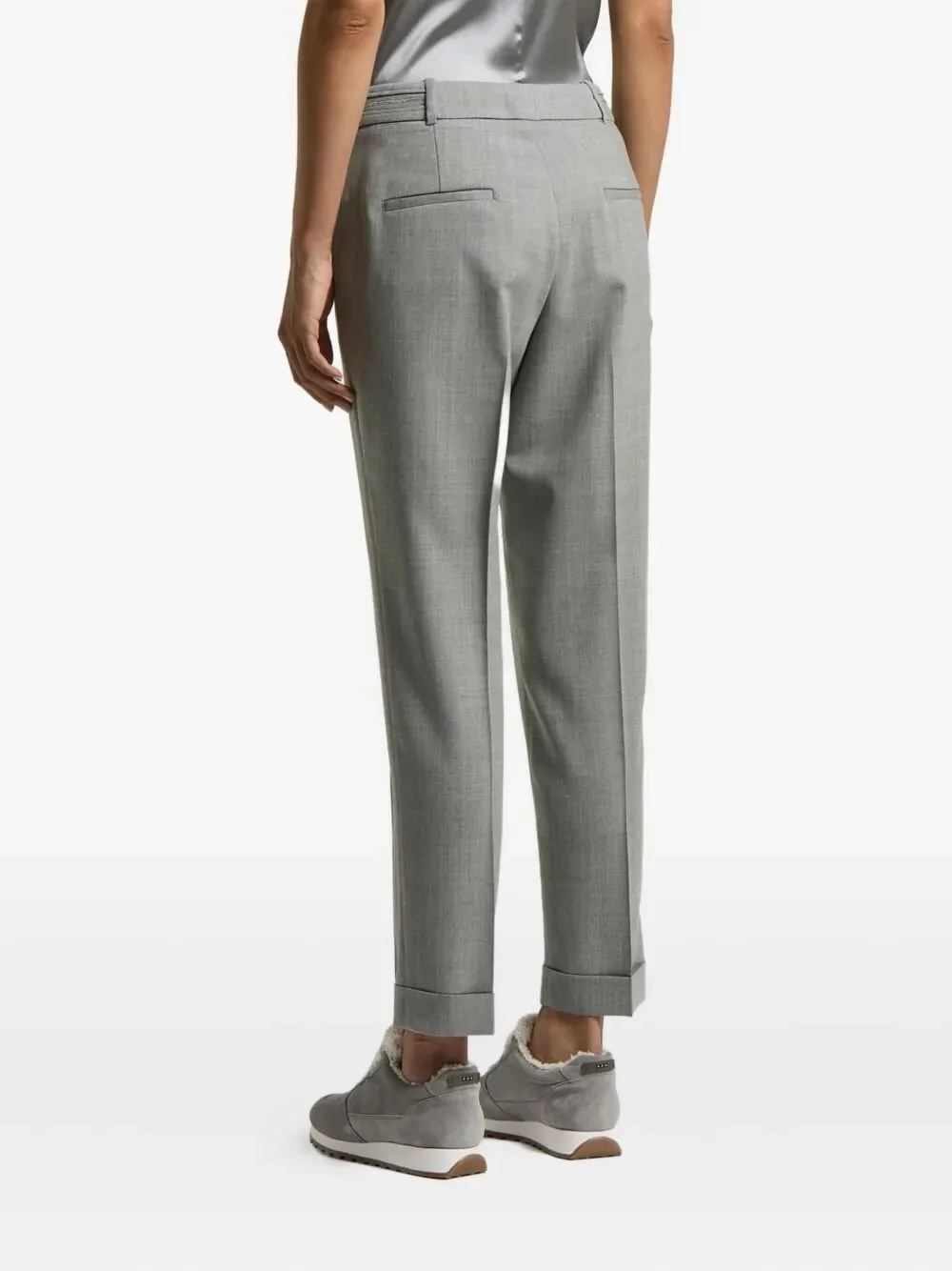 Peserico Tailored Wool-Blend Pants