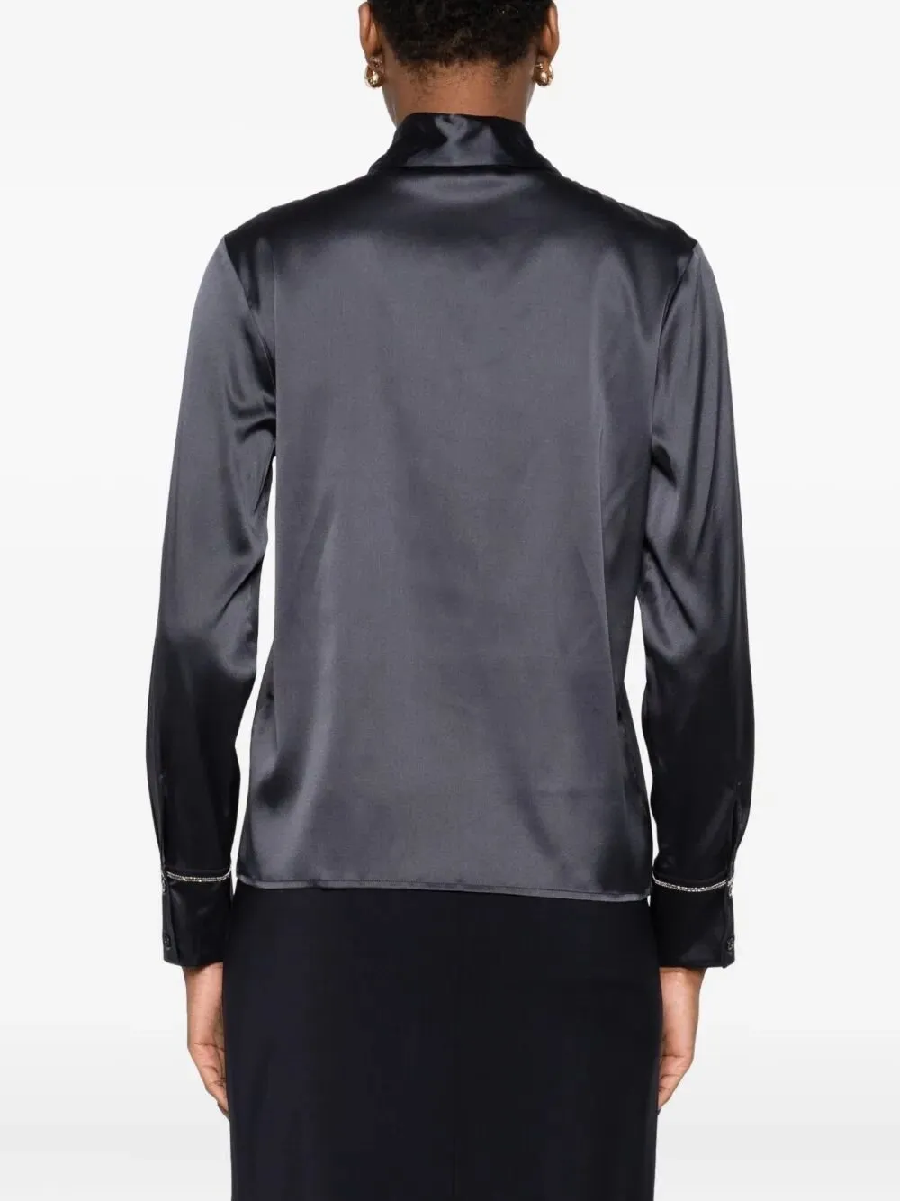 Peserico Silk Button-Up Shirt