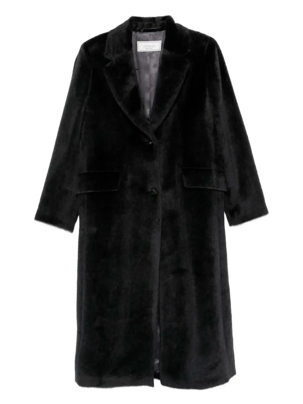 Peserico Single-Breasted Alpaca Coat