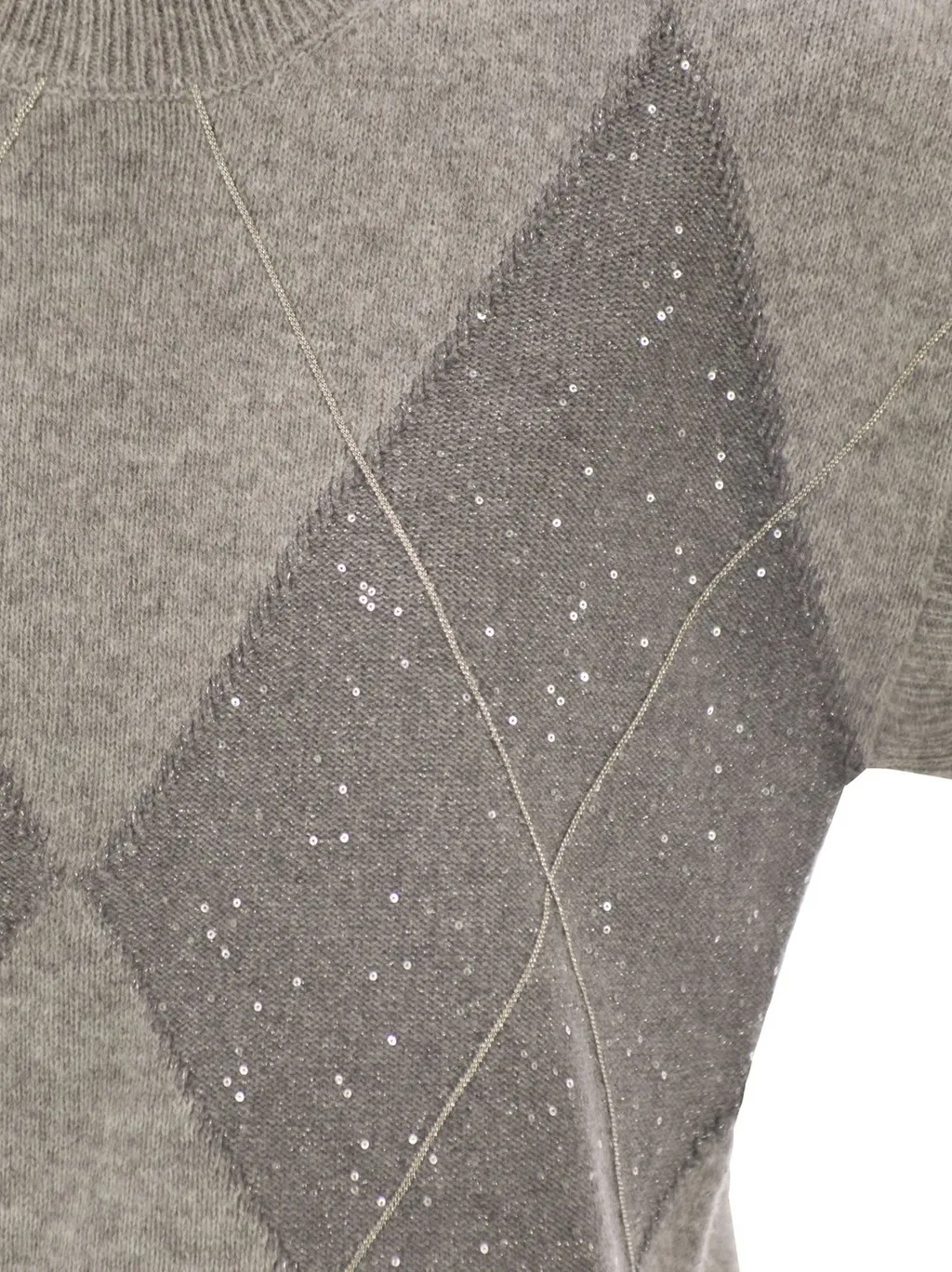 Peserico Diamond Jacquard Knitwear