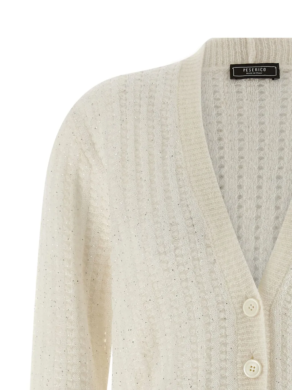 Peserico Sequin Appliqué Cardigan