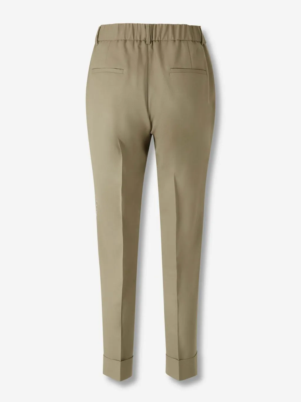 Peserico Rhinestone Trim Straight-Leg Pants