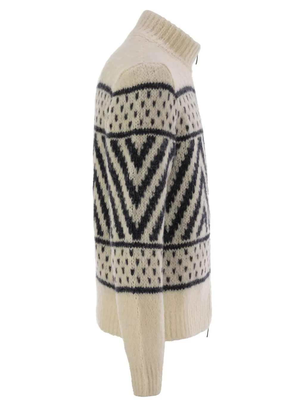 Peserico Aran Zip Knitwear