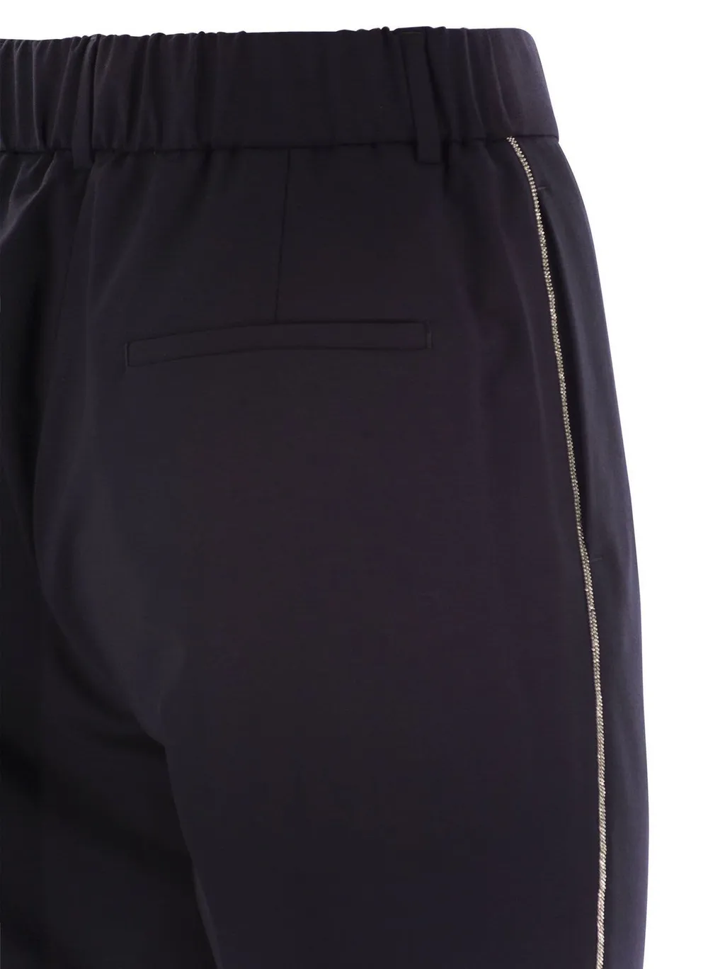Peserico High-Waist Slim-Fit Pants