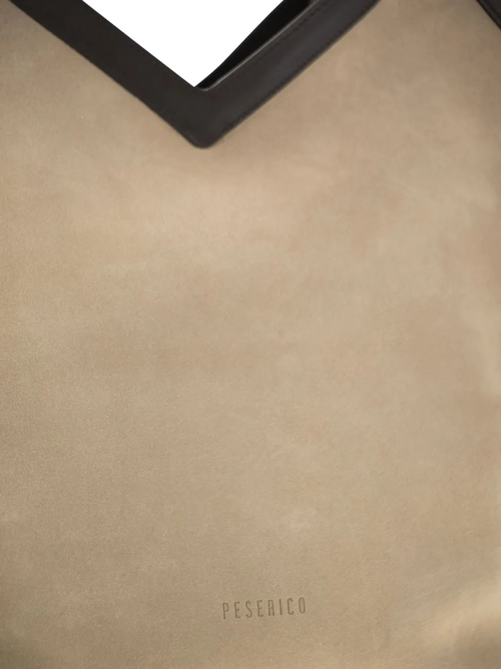 Peserico Suede Trim Tote Bag