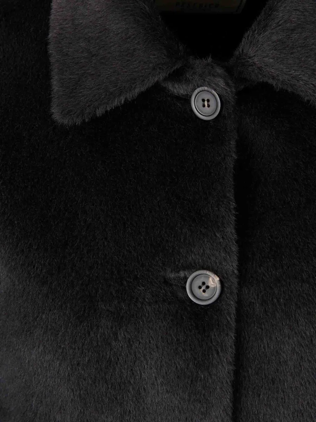 Peserico High-Collar Wool-Blend Jacket