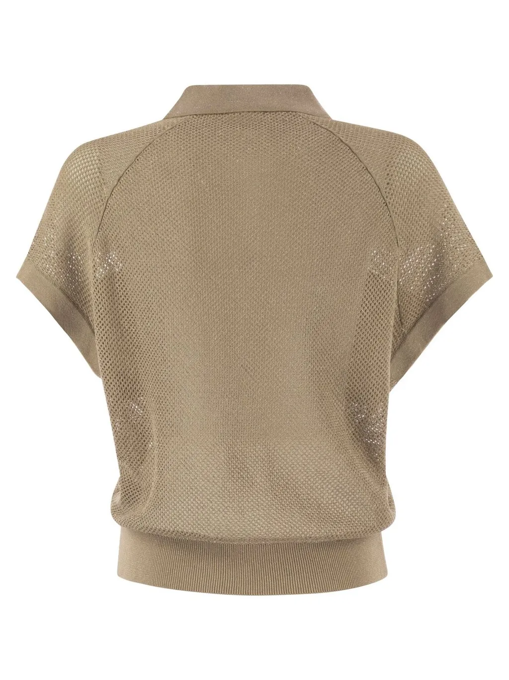 Peserico Vanise Lurex Polo Knitwear