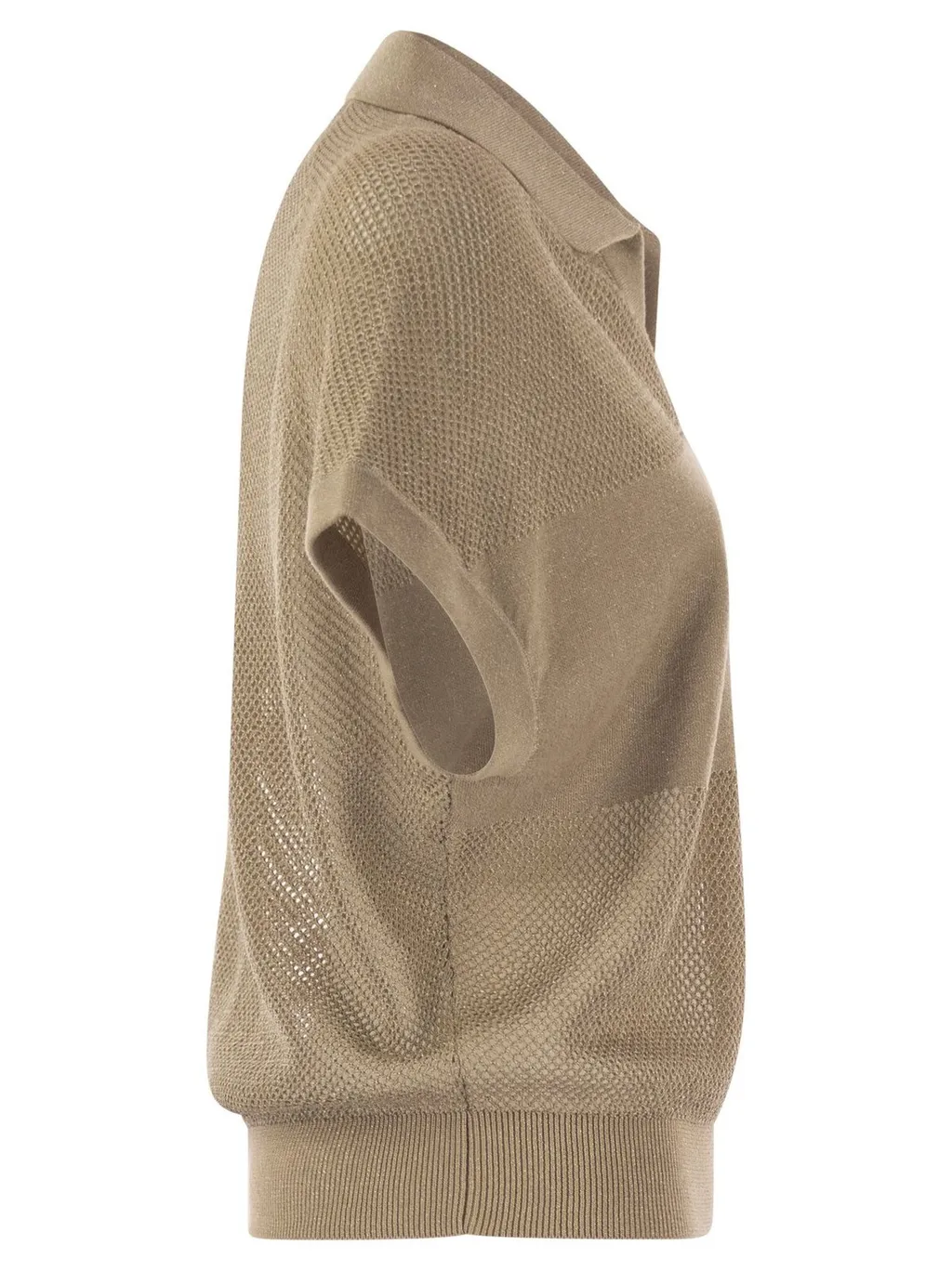 Peserico Vanise Lurex Polo Knitwear